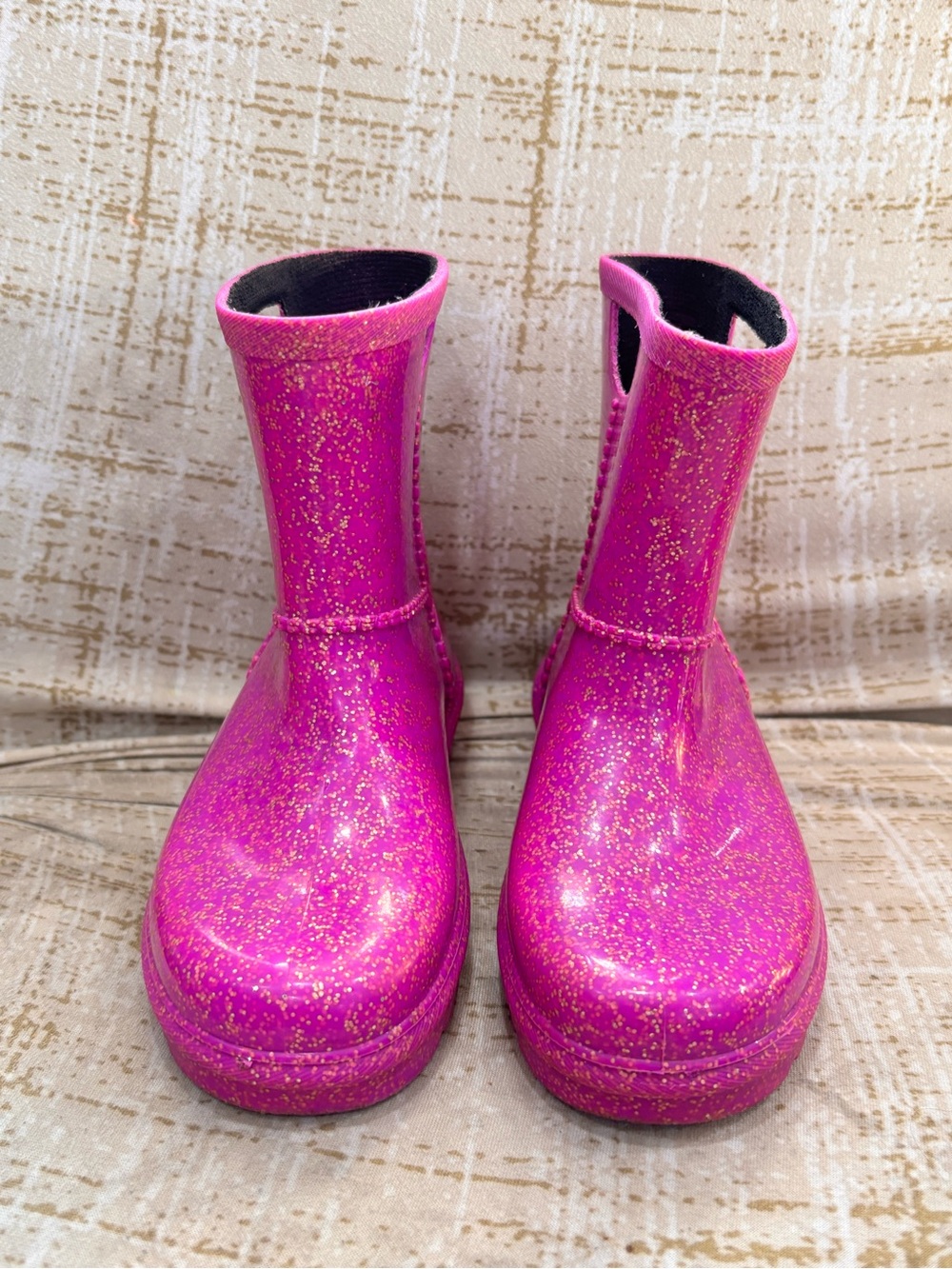 UGG Hot Pink Kids Rain Boots